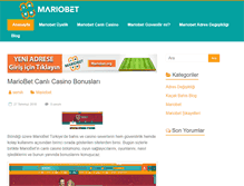 Tablet Screenshot of mariobet.org